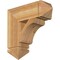 Ekena Millwork Legacy Arts & Crafts Rough Sawn Bracket, Western Red Cedar, 6"W x 20"D x 20"H BKT06X20X20LEC03RWR - alternate 1